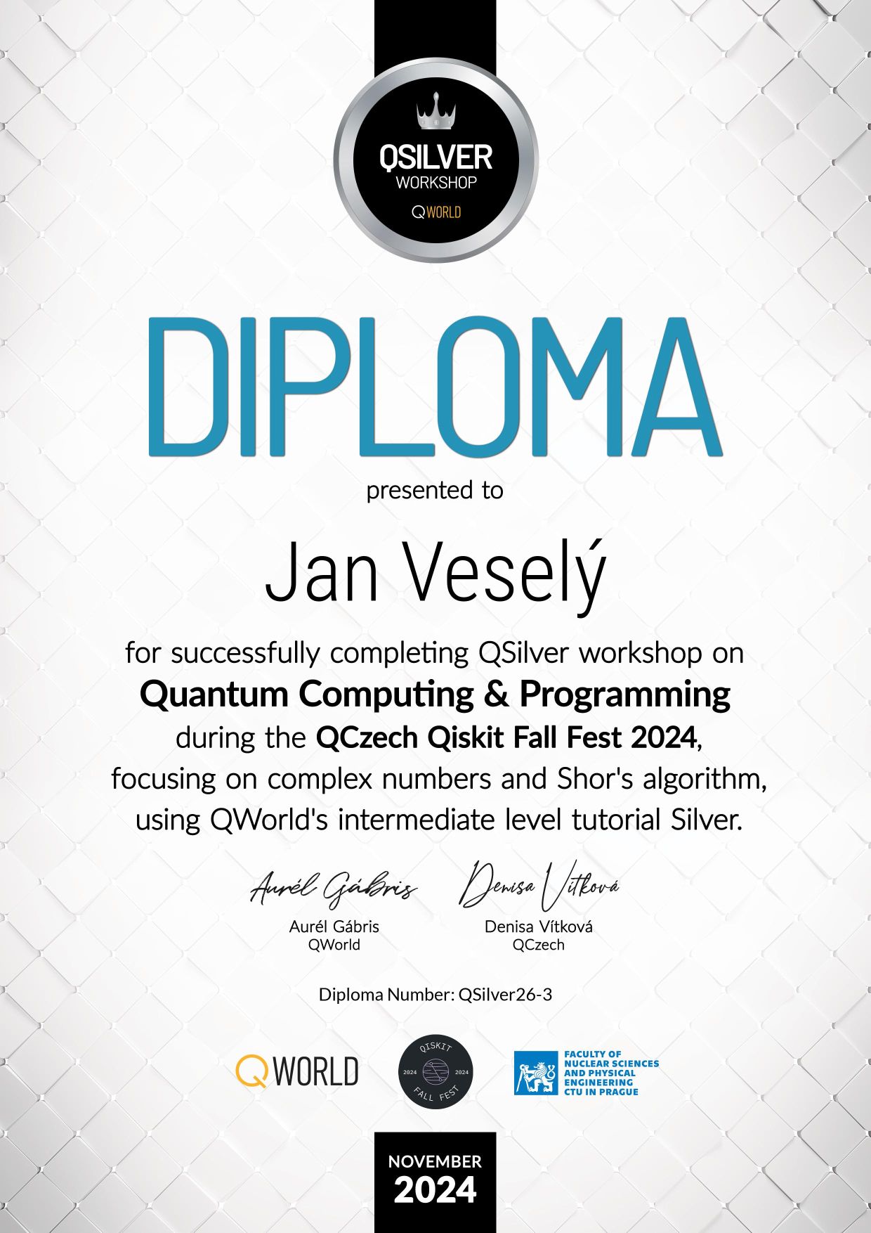QSilver26 workshop - Quantum Computing & Programming